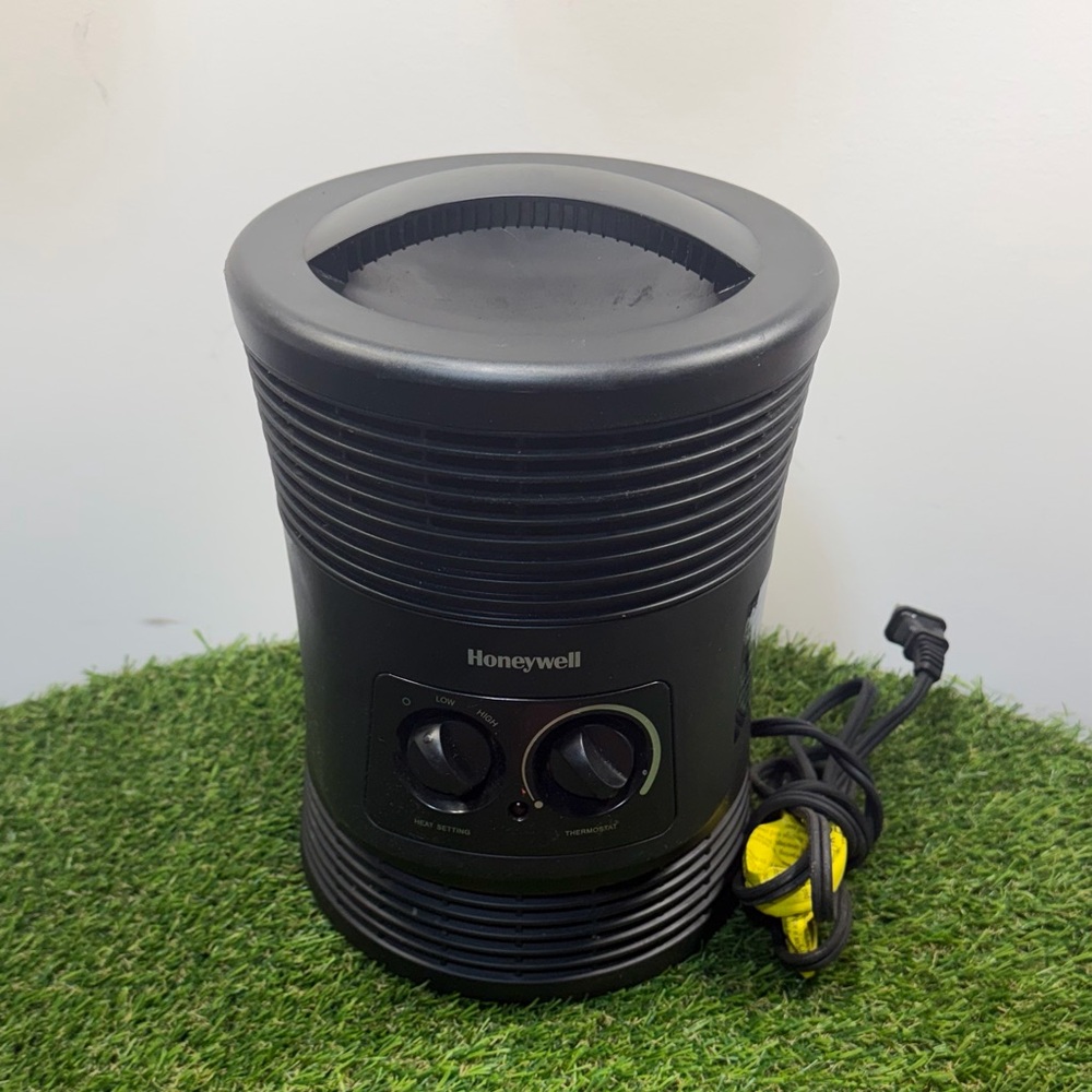Honeywell Portable Electric Space Heater Black Thermostat Rotary Knob